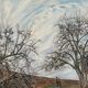 The path under the winter trees signed Maurice Bouillot 1946