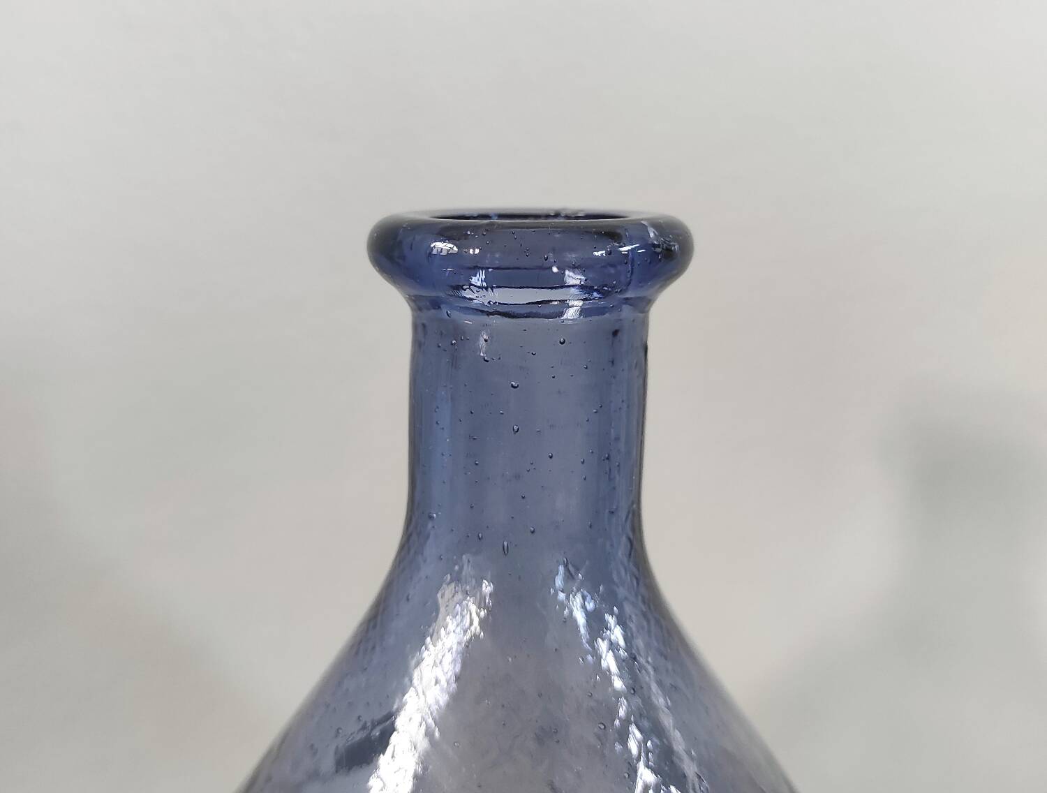 Vintage bubble glass carafe / vase - Italy