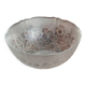 Vintage salad bowl with stylised rose pattern D23 H10