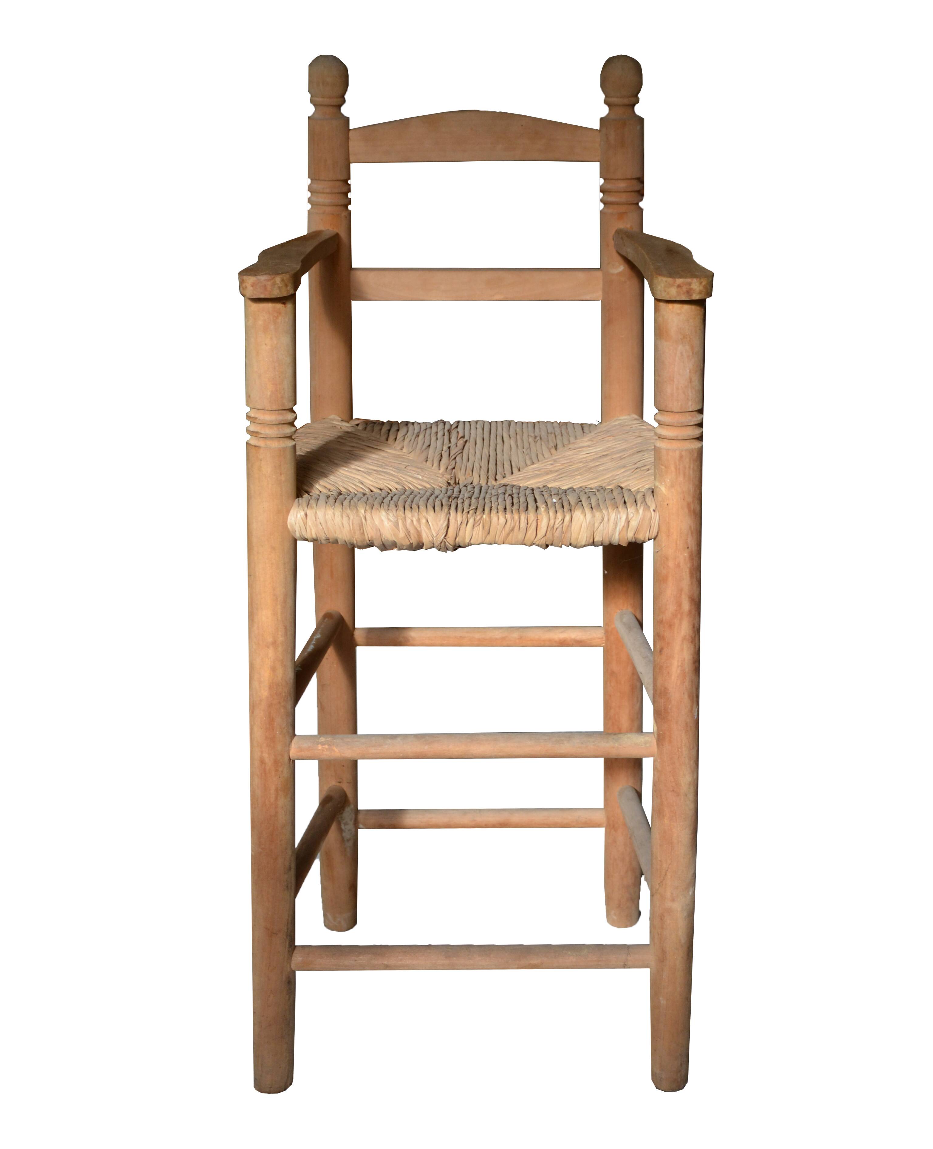 Wooden high chair