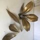 Brass flower ashtray