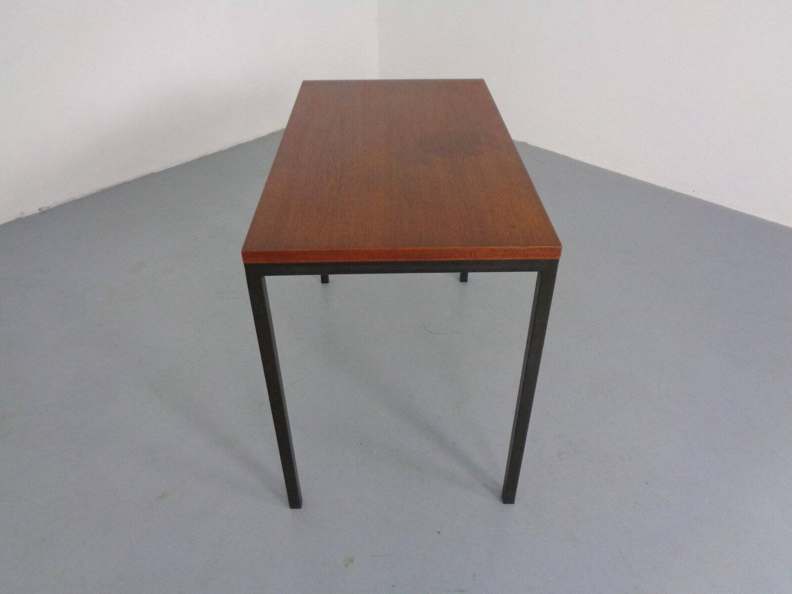Vintage Teak and Steel Desk, Denmark, 1960s