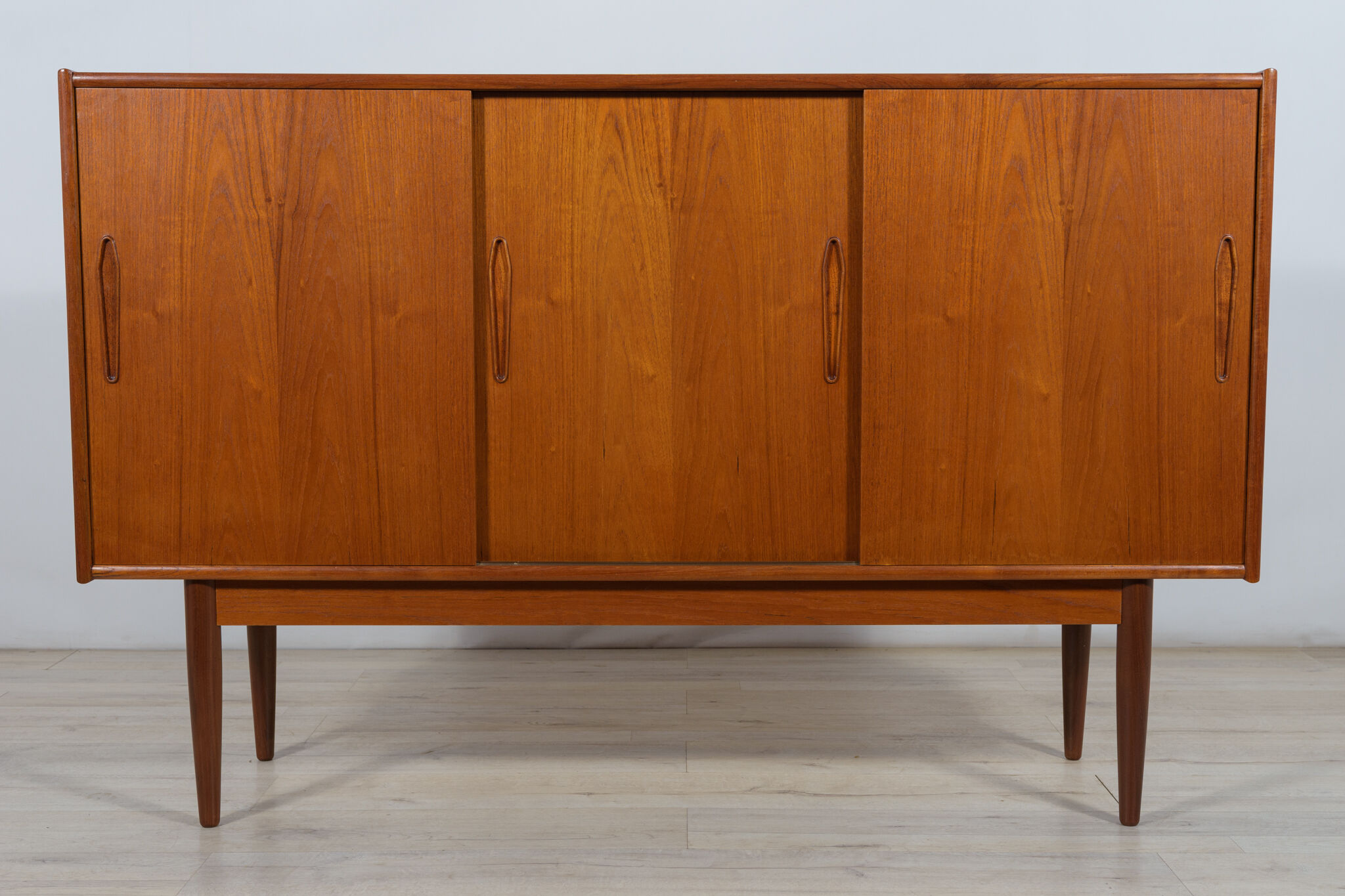Danish high sideboard in teak, 1960s