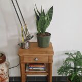1940s oak side table