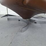 60s leather armchair