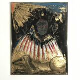 Indian Chief Painting