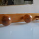 Patere wall coat rack wood vintage 60's