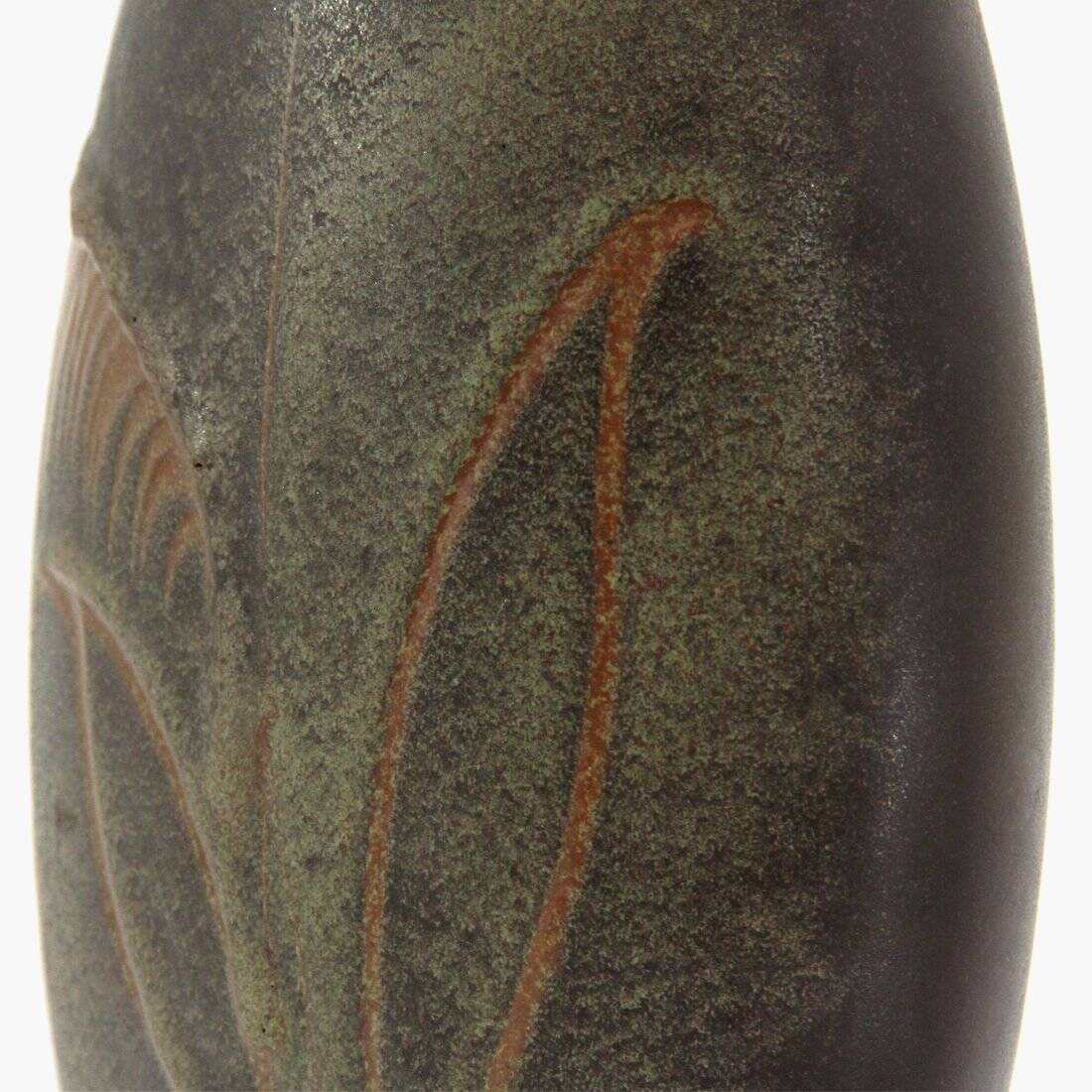 Ceramic vase with Scheurich decorations, 1980s
