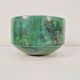 Vintage Handmade Green Luster Glaze Ceramic Bowl, 1960
