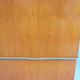 Valet de chambre en bois, signé Fratelli Reguitti, années 60, sur roulettes