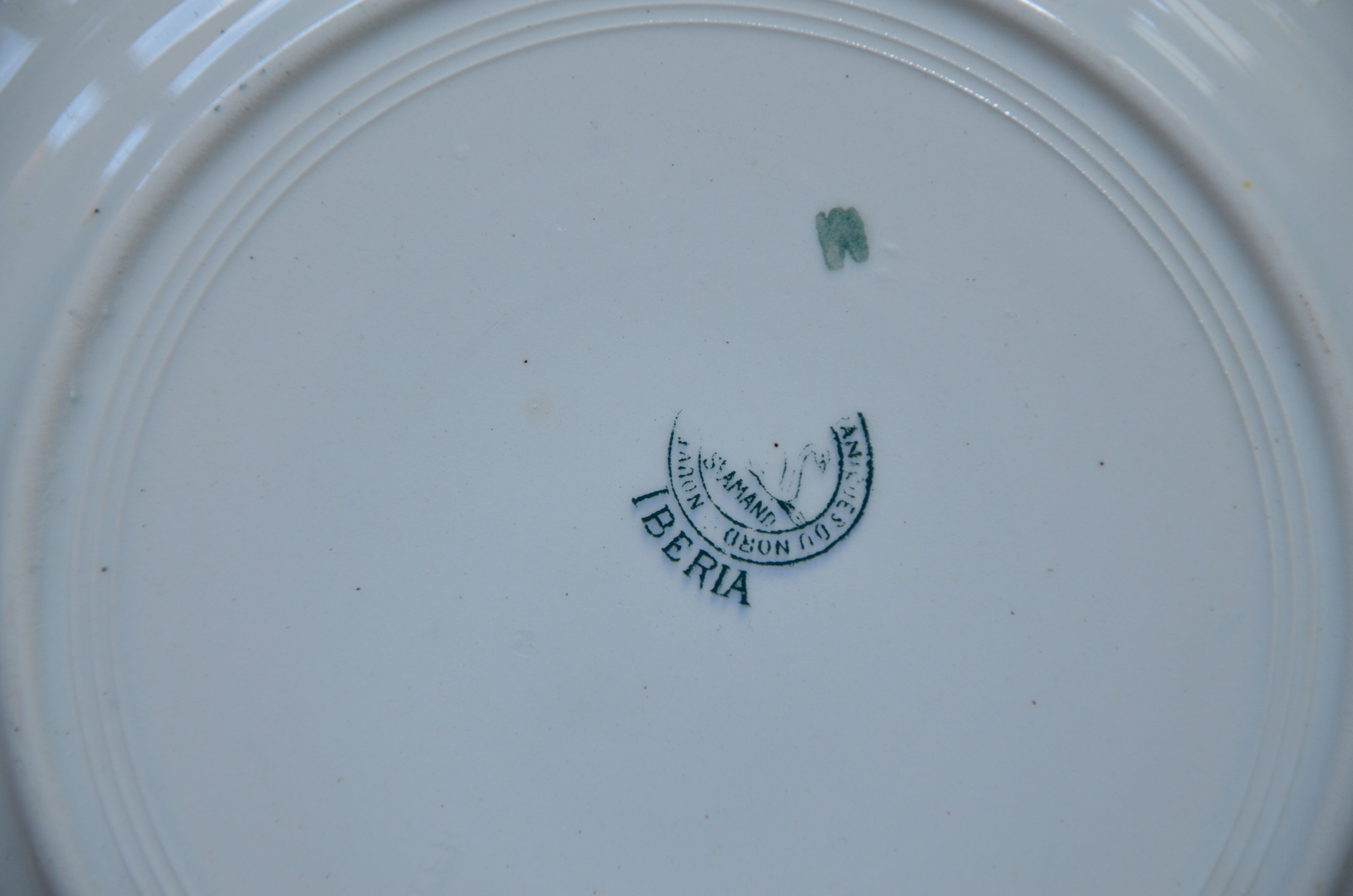 Lot de 6 assiettes Saint Amand collection Ibéria