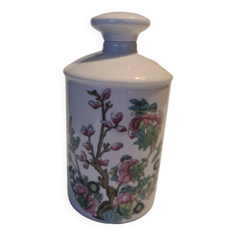 Limoges Tharaud porcelain bottle with floral decoration