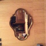 Golden mirror 54x74cm