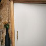 Asymmetrical compass foot cabinet