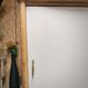 Asymmetrical compass foot cabinet