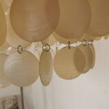 Vintage mother-of-pearl chandelier from the 70s