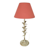 Hollywood Regency Florentine botanical style table lamp.