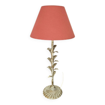 Lampe de table à poser de style botanique Hollywood Regency florentine