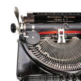Remington Model 5T black typewriter usa revised new ribbon