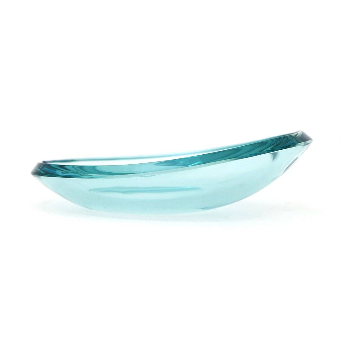 Oval crystal ashtray, 1960s