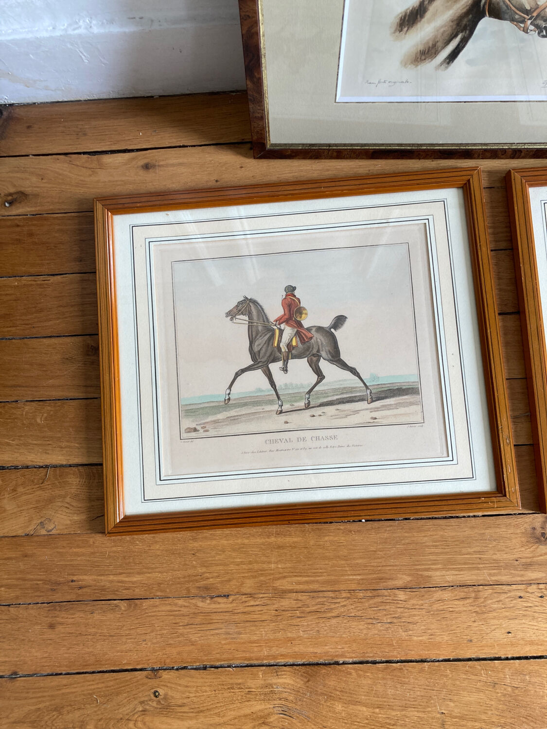 Lot 3 hunting engravings