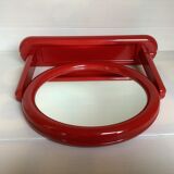 Tiger red plastic table mirror made in holland