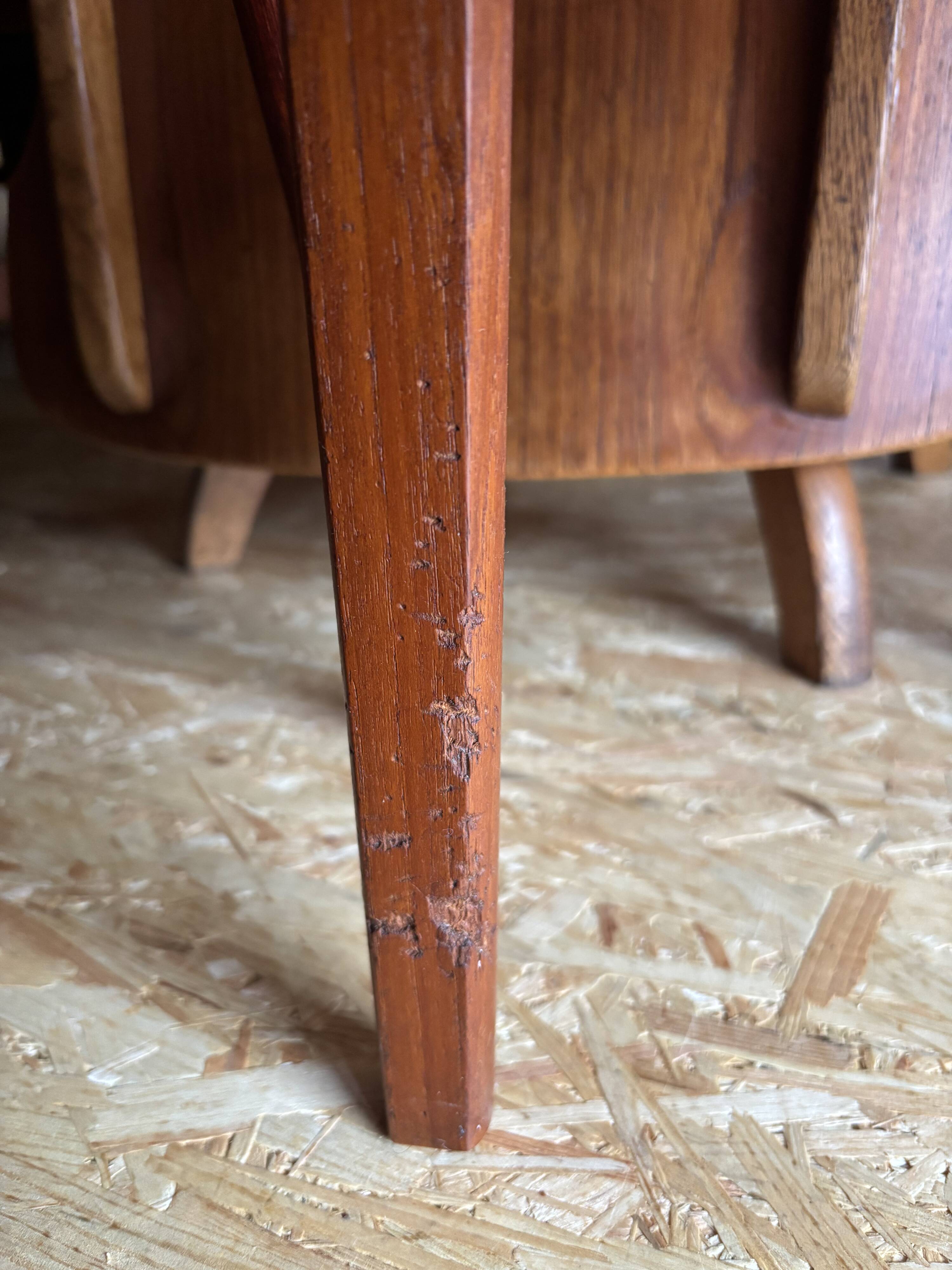 Set of 4 Danish teak chairs – Mid-century modern dining chairs from the 1960s, Resto