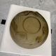 Frosted smoked glass bowl "The Naiads" 25cm