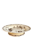 HB & Cie brown ironstone cake plate