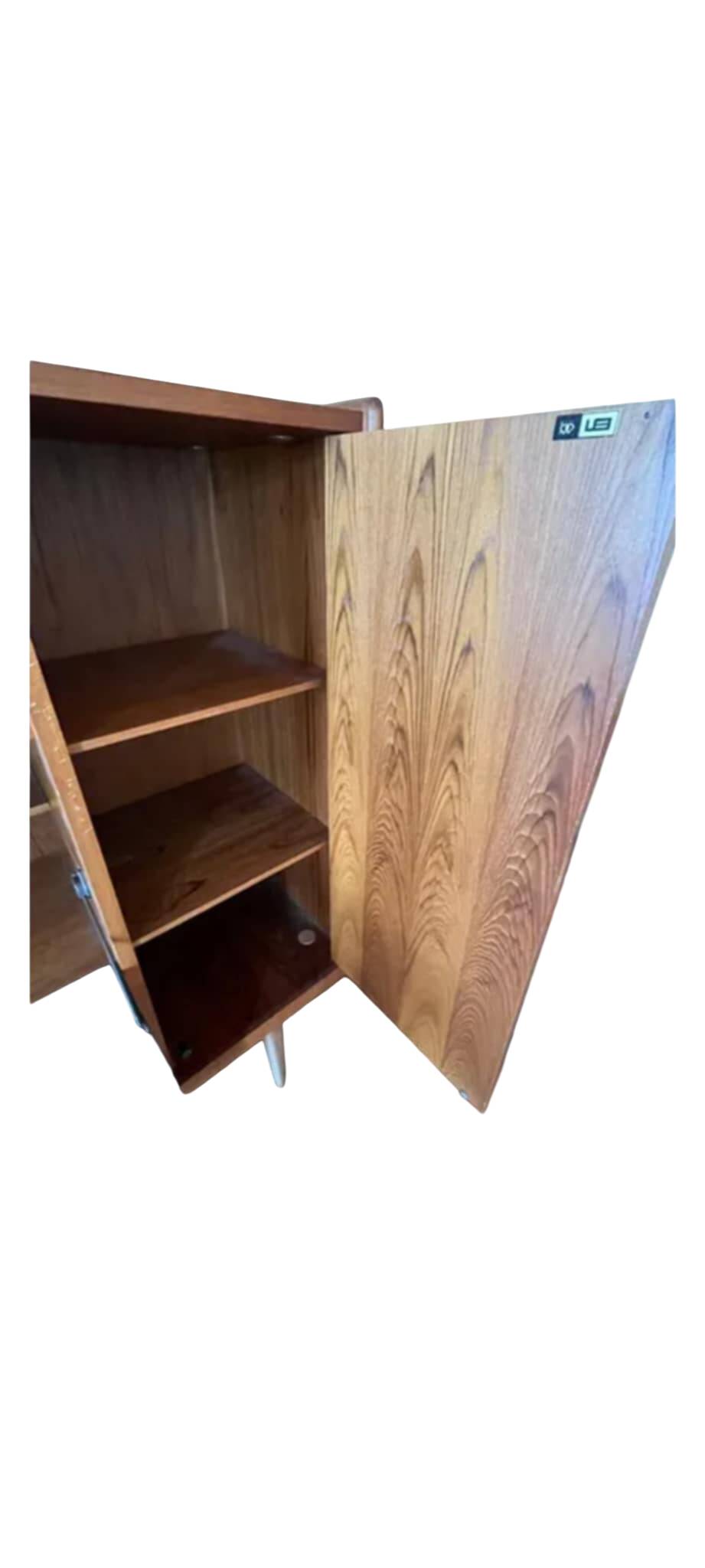 Scandinavian bar cabinet Kofod Larsen LB 1960 teak