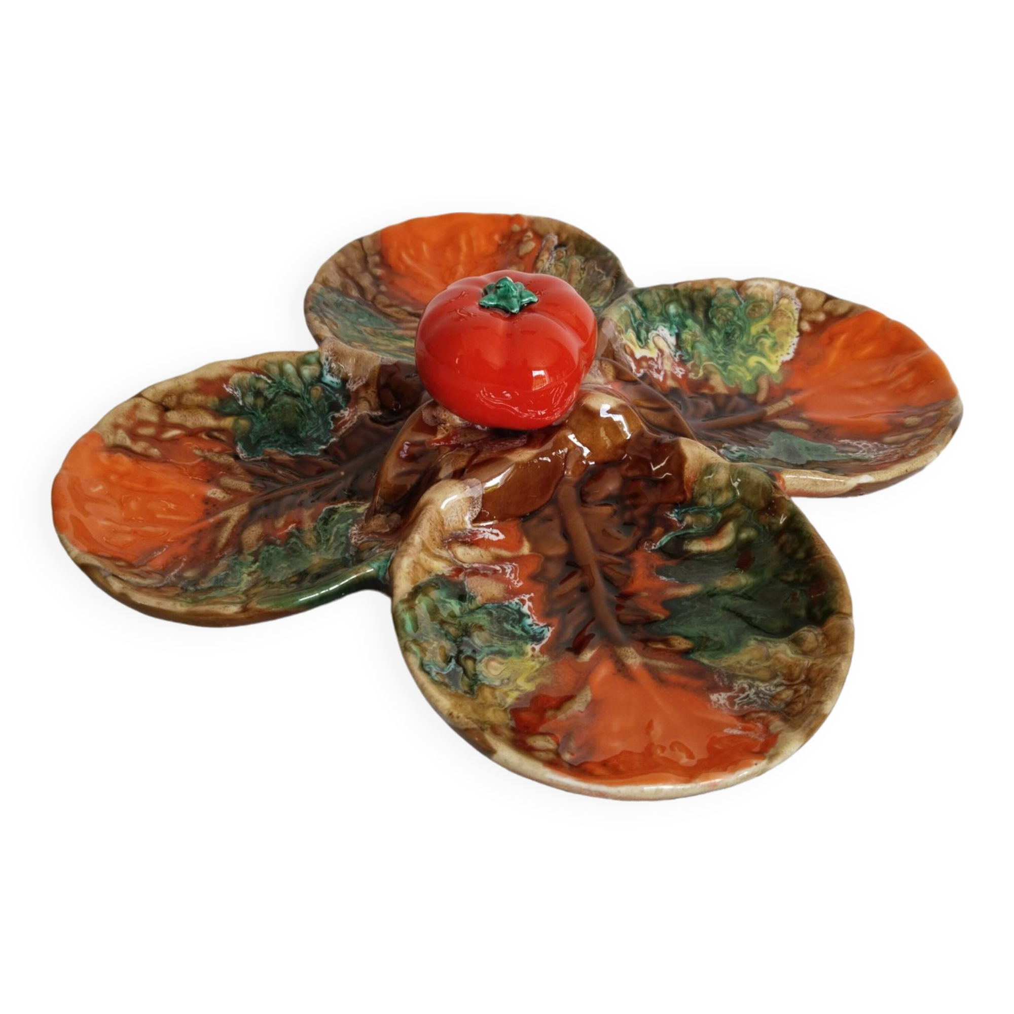 Aperitif and fruit serving dish, Vallauris