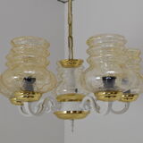 Mid-century Chandelier,Czechoslovakia,1970's.