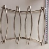 Silver metal modernist table mat