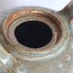 Enamelled stoneware ceramic teapot
