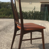 Suite de 6 Chaises Danoises en palissandre Estampillées XXème siècle
