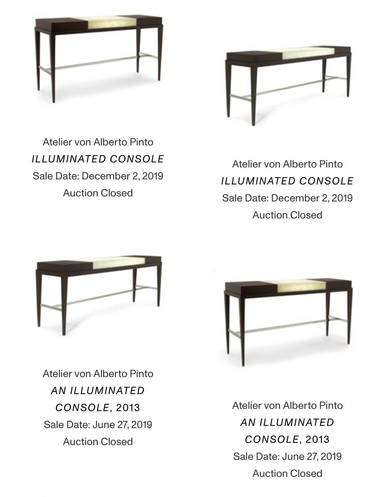 Alberto Pinto Studio — Illuminated Console (two sizes available)
