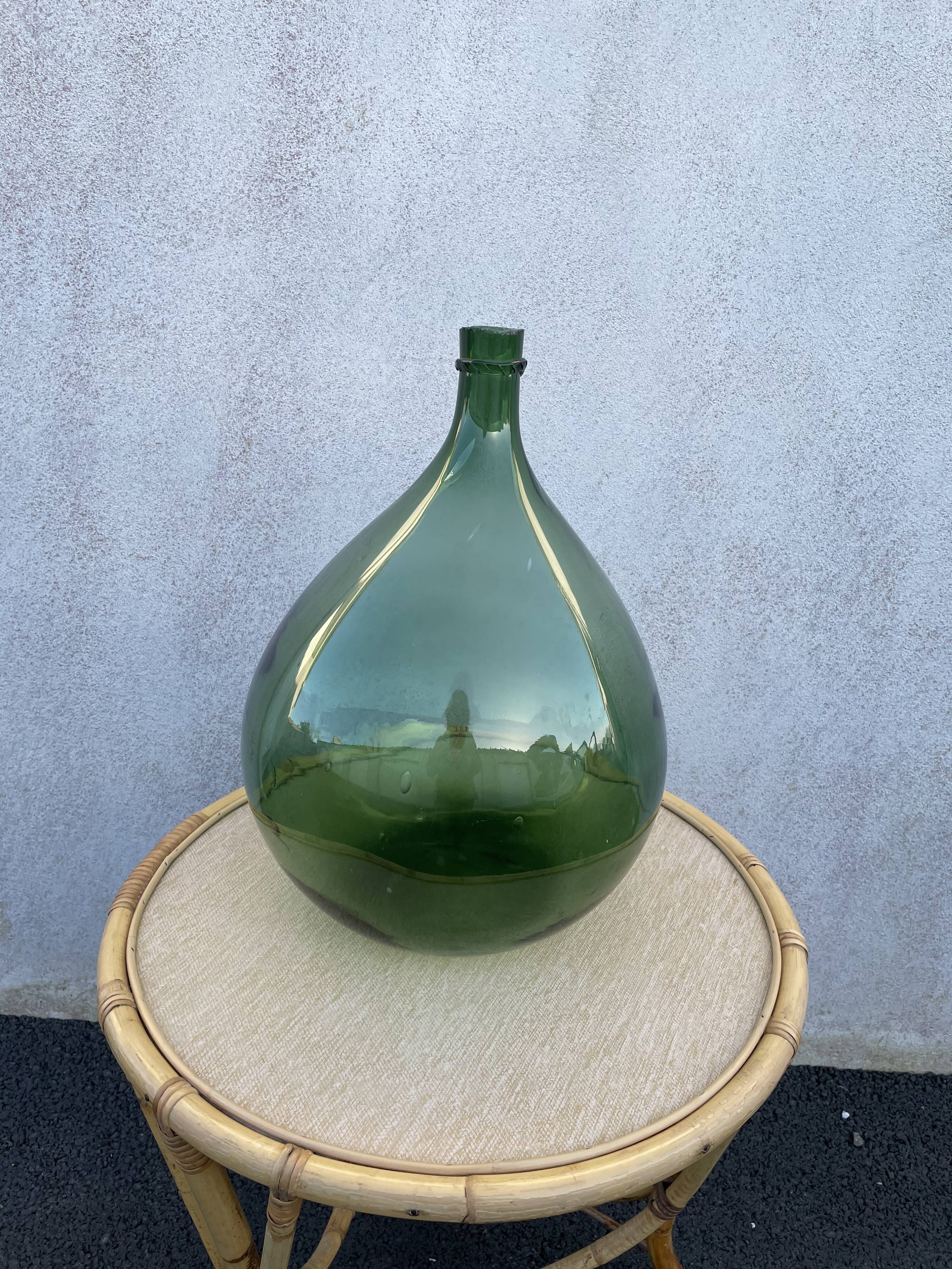 Demijohn blown green 25L