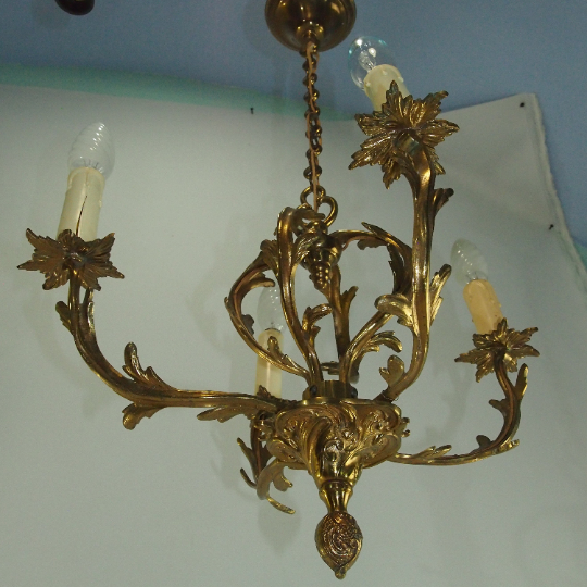 Bronze chandelier