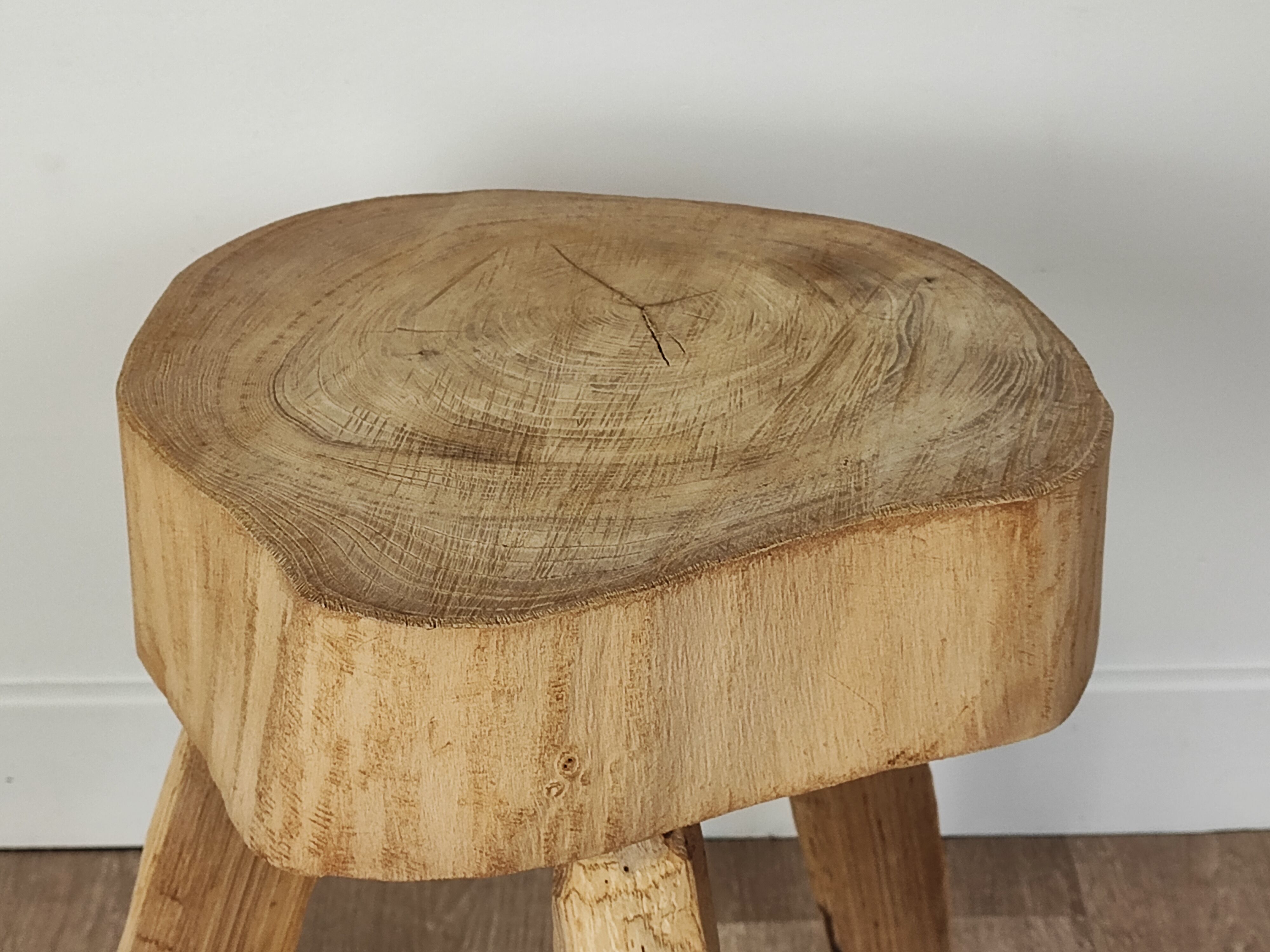 Brutalist tripod stool