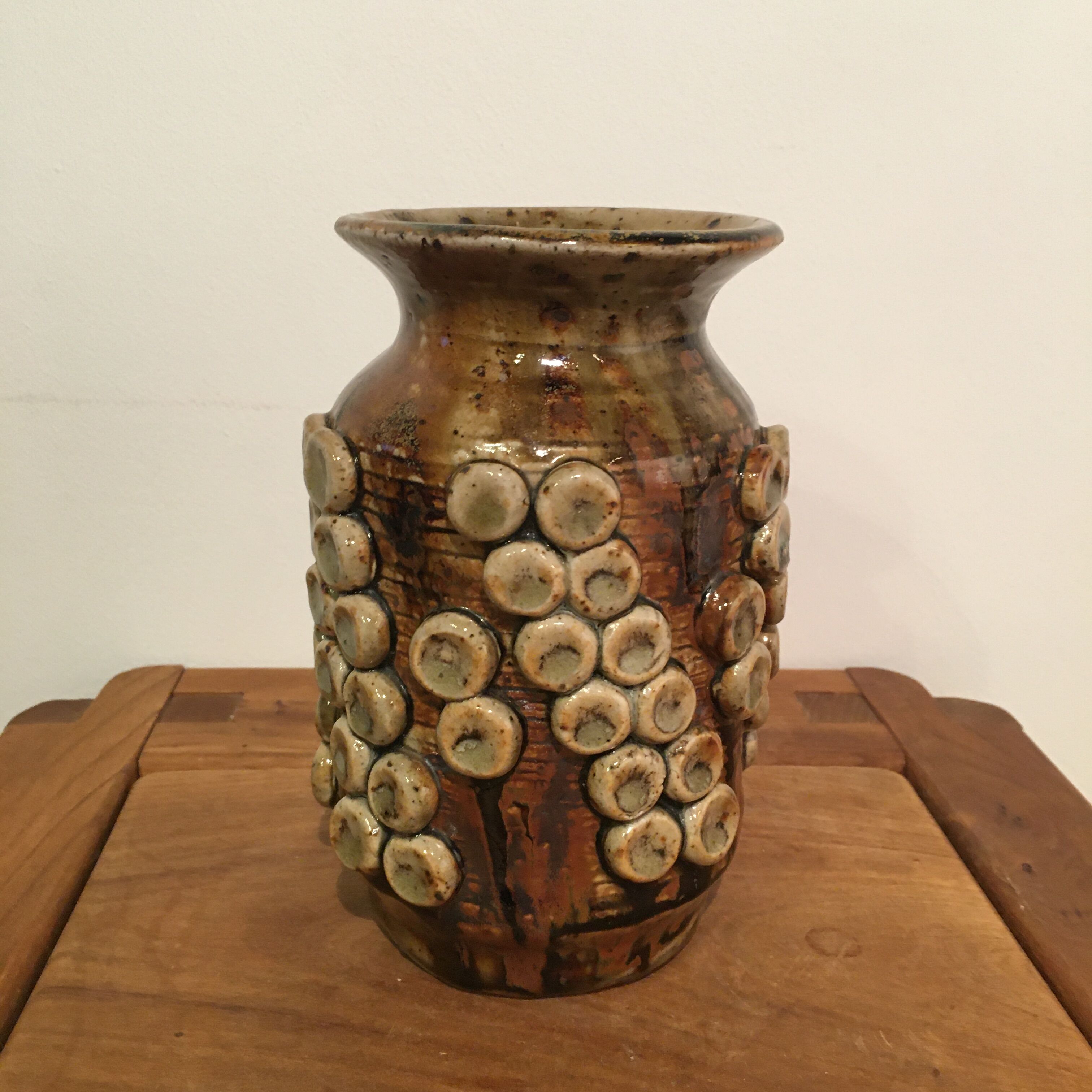 André Rozay sandstone vase in La Borne