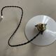 Petite suspension opaline ancienne