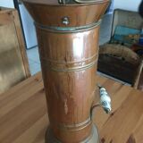 Vijfkan antique copper and brass coal bucket