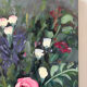 Bouquet on a table, oil on canvas signed F Corler