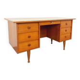 Vintage Scandinavian style executive desk in teak from the 60s