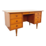 Vintage Scandinavian style executive desk in teak from the 60s