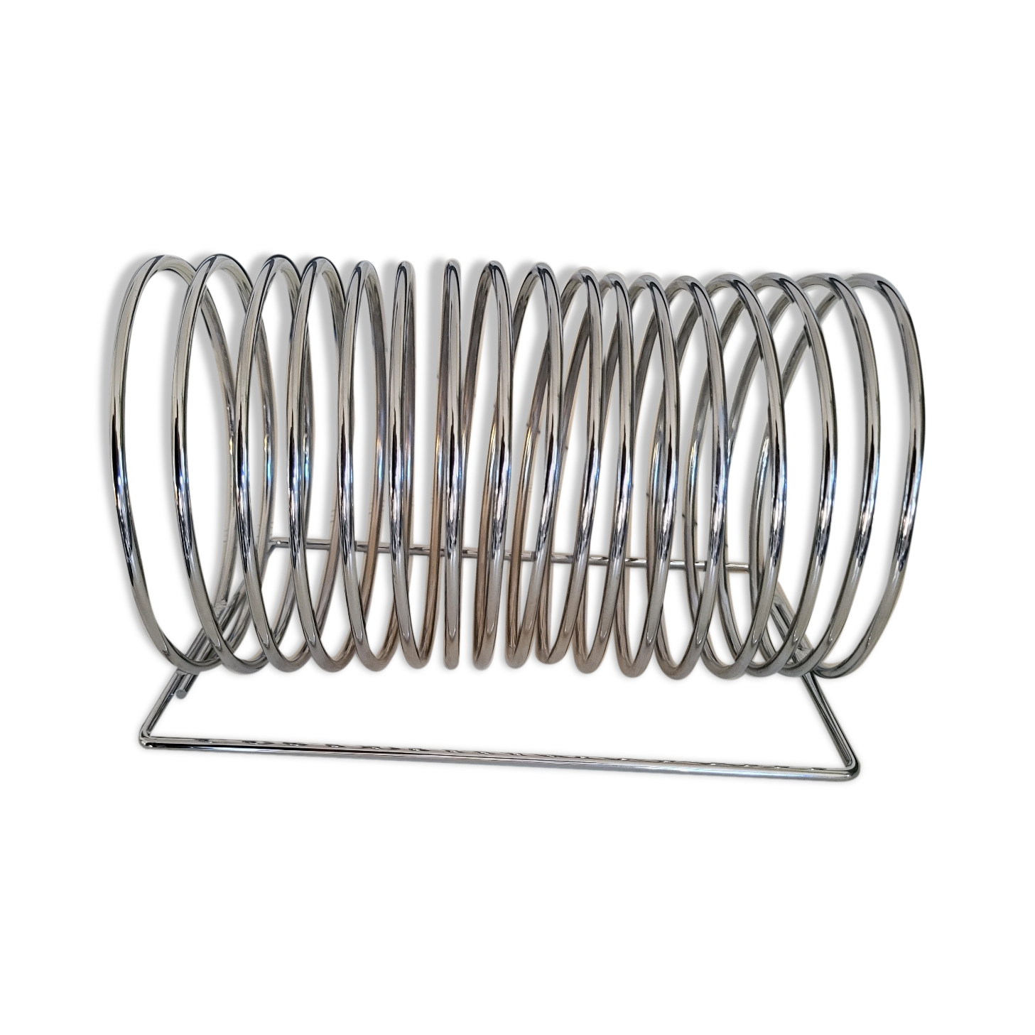 Vintage design spring magazine holder