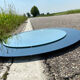Deux miroirs rond  en verre Italie 70cm