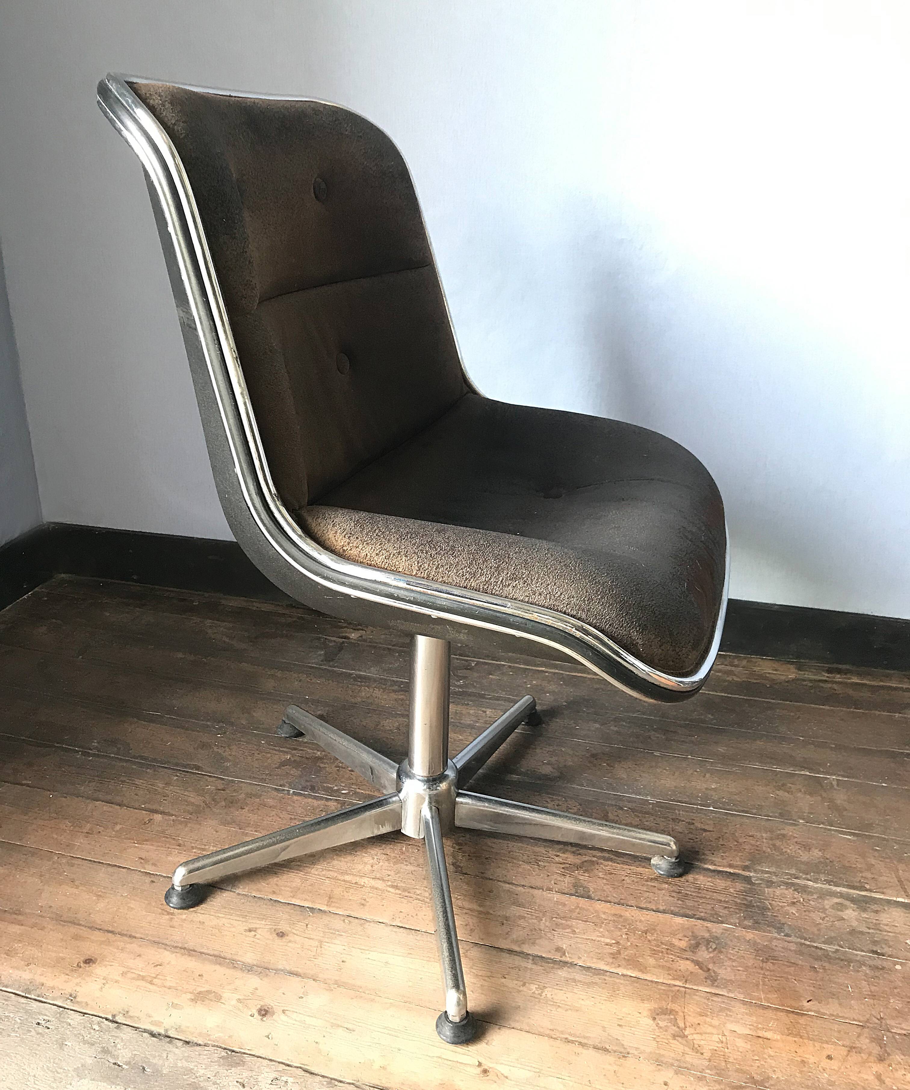design armchair Charles Pollock, Knoll 60/70