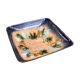 Enameled copper bowl plate, Germany, 1960s.