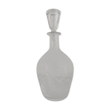Carafe in numbered, blown and cut crystal